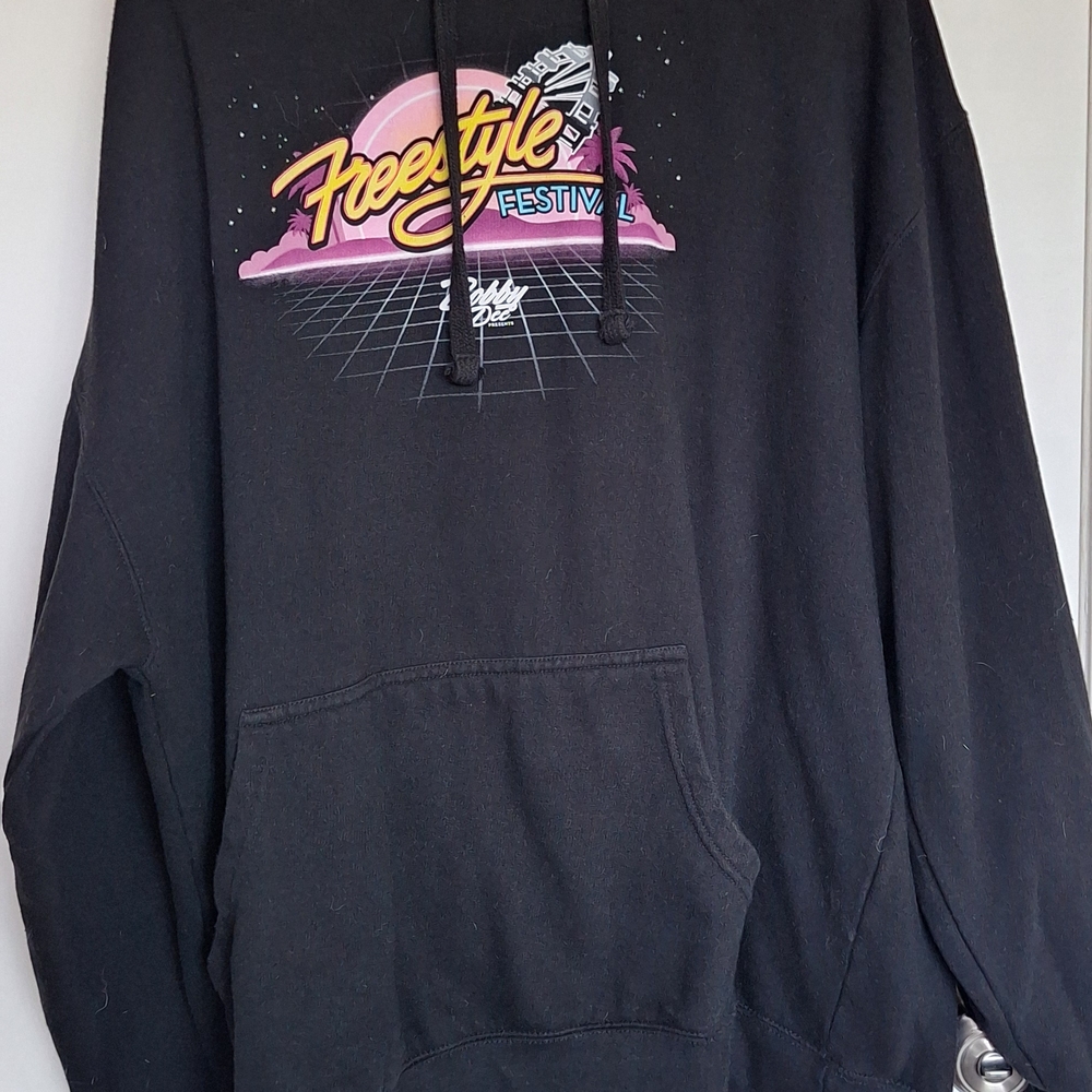 Black Graphic Hoodie